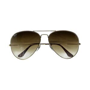 Ray-Ban Aviator yellow metal sunglasses (12153)